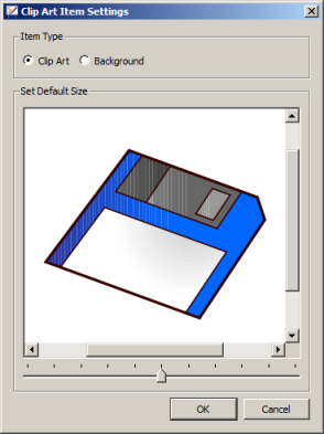 Clip Art Item Settings